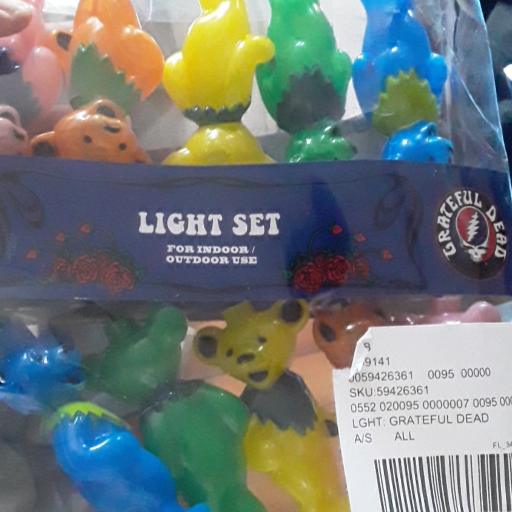 Grateful dead dancing bear light indoor/outdoor